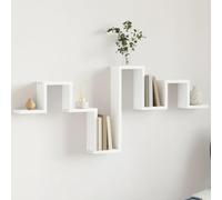 vidaXL Étagère Murale Blanc 104,5x10x43 cm Bois d'ingénierie