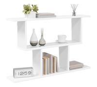 vidaXL Étagère Murale Blanc 80 x 15 x 50,5 cm Bois d'ingénierie, Étagère Murale Moderne, Rangement décoratif, unité Fonctionnelle, Beaucoup d'espace pour la déco Maison