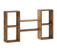 vidaXL Étagère Murale Bois Ancien 102 x 17 x 59 cm Bois d'ingénierie