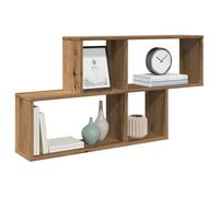 vidaXL Étagère Murale chêne Artisanal 100x18x53 cm Bois d'ingénierie, étagère Cube Murale, Armoire Murale, étagère Flottante, étagères Cube murales