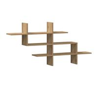 vidaXL Étagère Murale chêne Artisanal 124,5x18x60,5 cm Bois ingénierie