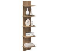 vidaXL Étagère Murale Chêne Artisanal 22 x 15 x 100 cm, Étagères murales Modernes, Rangement élégant en Bois, déco Minimaliste pour Votre Salon