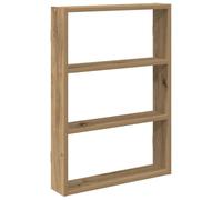 vidaXL Étagère Murale chêne Artisanal 43x9x60 cm Bois d'ingénierie, étagère Flottante, étagère Suspendue, étagère Murale d'angle