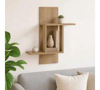 vidaXL Étagère Murale Chêne artisanal 59 x 17 x 63 cm