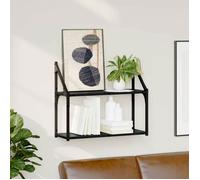 VIDAXL Étagère murale chêne noir 60 x 21 x 51 cm - bois d'ingénierie, design contemporain