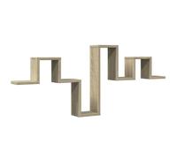 vidaXL Étagère Murale chêne Sonoma 104,5x10x43 cm Bois d'ingénierie, étagère de Rangement, étagère Suspendue, étagère d'affichage, étagère Flottante