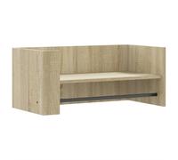 vidaXL Étagère Murale chêne Sonoma 70,5x35x30,5 cm Bois d'ingénierie, étagère Murale Cube, Organisateur Cube, étagère Flottante, Rangement Cube