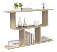 vidaXL Étagère Murale Chêne Sonoma 80 x 15 x 50,5 cm Bois d'ingénierie, Étagère Murale Moderne, Rangement décoratif, unité Fonctionnelle, Beaucoup d'espace pour la déco Maison