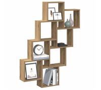 vidaXL Étagère murale en forme de cube chêne artisanal 90×15×119,5 cm