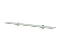 vidaXL Étagère murale en verre 80 cm - Givré