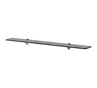 vidaXL Étagère murale en verre 90 x 10 cm 8 mm Noir
