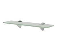 VidaXL Étagère murale Étagère en verre Fond en verre étagère en verre étagère de salle de bain mattiert40 x 10 cm 8 mm G