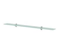 vidaXL Étagère murale pour salon, chambre et salle de bain Verre 100 x 10 cm 8 mm Gris G