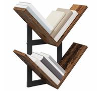vidaXL Étagère Murale Flottante 2 pcs Bois Ancien 43 x 15 x 47 cm, Salon, étagères flottantes Modernes, Solutions de Rangement, déco Pratique, Style Minimaliste élégant