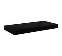 vidaXL Étagère murale flottante 323766 50×23×3,8 cm MDF Noir brillant