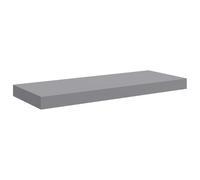 vidaXL Etagère Murale Flottante Etagère Suspendue Support Mural Bibliothèque Salon Salle de Séjour Maison Intérieur Gris 60x23,5x3,8 cm MDF