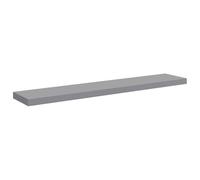vidaXL Etagère Murale Flottante Etagères Suspendues Supports Muraux Bibliothèque Salle de Séjour Intérieur Gris 120x23,5x3,8 cm MDF
