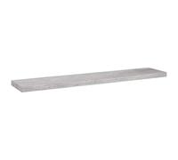vidaXL Étagère murale flottante Gris béton 120×23,5×3,8 cm MDF