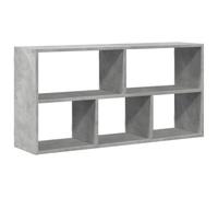 vidaXL Étagère Murale Gris béton 100x25x50 cm Bois d'ingénierie