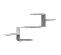 vidaXL Étagère murale Gris béton – Bois d'ingénierie – 104 x 15 x 49 cm