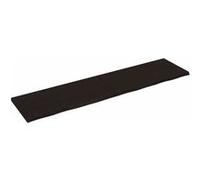 vidaXL Étagère murale gris foncé 200x50x4 cm bois chêne massif traité 363848 Gris G
