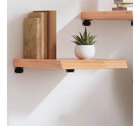 Wandschap 40x60x(2-6) cm behandeld massief eikenhout lichtbruin363637