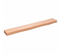 vidaXL Étagère Murale Marron Clair 80x10x4 cm Bois chêne Massif traité