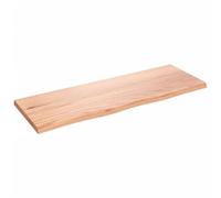 vidaXL Étagère Murale Marron Clair 80x30x2 cm Bois chêne Massif traité