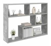 vidaXL Étagère Murale Montage Mural Gris béton 95 x 20 x 69,5 cm
