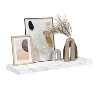 vidaXL Étagère Murale Montage Mural Marbre Blanc 90 x 23,5 x 3,8 cm