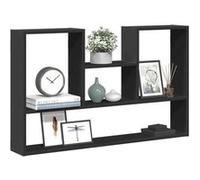 vidaXL Étagère murale 853237 Bois d'ingénierie 99x15x60 cm Noir