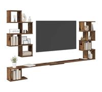 vidaXL Étagère Murale pour téléviseur Bois Ancien 160 x 15 x 94 cm, Salon Moderne, Meubles Tendance, étagères murales, Console média, Rangement Suspendu pour l'organisation à la Maison