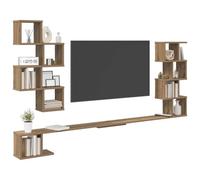 vidaXL Étagère murale pour téléviseur Chêne artisanal 200 x 15 x 94 cm