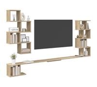 Vidaxl Étagère Murale Pour Téléviseur Chêne Sonoma 200 X 15 X 94 Cm