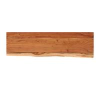 vidaXL Étagère Murale rectangulaire Massif Acacia Bordure Assortie