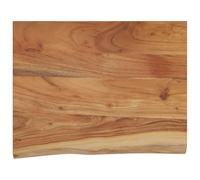 vidaXL Étagère Murale rectangulaire Massif Acacia Bordure Assortie
