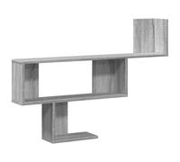 vidaXL Étagère murale sonoma gris 100x15x70 cm bois ingénierie 853196 Gris G
