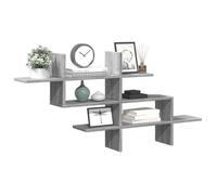 vidaXL Étagère murale sonoma gris 124,5x18x60,5 cm bois d'ingénierie