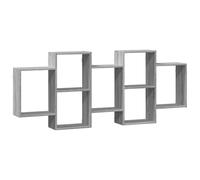 vidaXL Étagère murale Sonoma 159x18x65 cm Bois d'ingénierie Gris