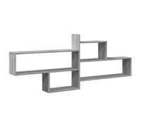 vidaXL Étagère Murale Sonoma Gris 167,5x18x68 cm Bois ingénierie