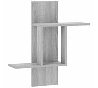 vidaXL Étagère Murale Sonoma Gris 59 x 17 x 63 cm Bois d'ingénierie