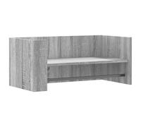 vidaXL Étagère Murale Sonoma Gris 70,5x35x30,5 cm Bois d'ingénierie, étagère Murale Cube, Organisateur Cube, étagère Flottante, Rangement Cube