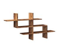 vidaXL Étagère Murale Vieux Bois 124,5x18x60,5 cm Bois d'ingénierie