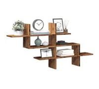 vidaXL Étagère Murale Vieux Bois 124,5x18x60,5 cm Bois d'ingénierie