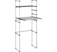 vidaXL Étagère pour machine à laver 77x52x192 cm Aluminium