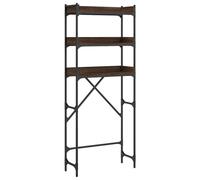 vidaXL Étagère pour machine à laver brune imitation chêne 67x25x163 cm