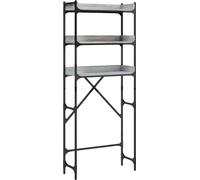 vidaXL Étagère pour machine à laver Gris Sonoma 67x25x163 cm Bois composite