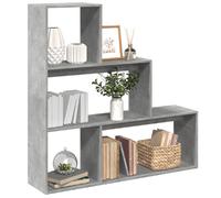 vidaXL Étagère séparatrice 123x29x123 cm - Gris béton