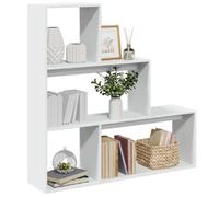 vidaXL Etagère séparatrice 3 niveaux Blanc