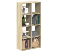 vidaXL Étagère séparatrice de pièce chêne Sonoma 69,5x29x137,5 cm, étagère, étagère à Livres, étagère de Rangement, bibliothèque, Support de Rangement
